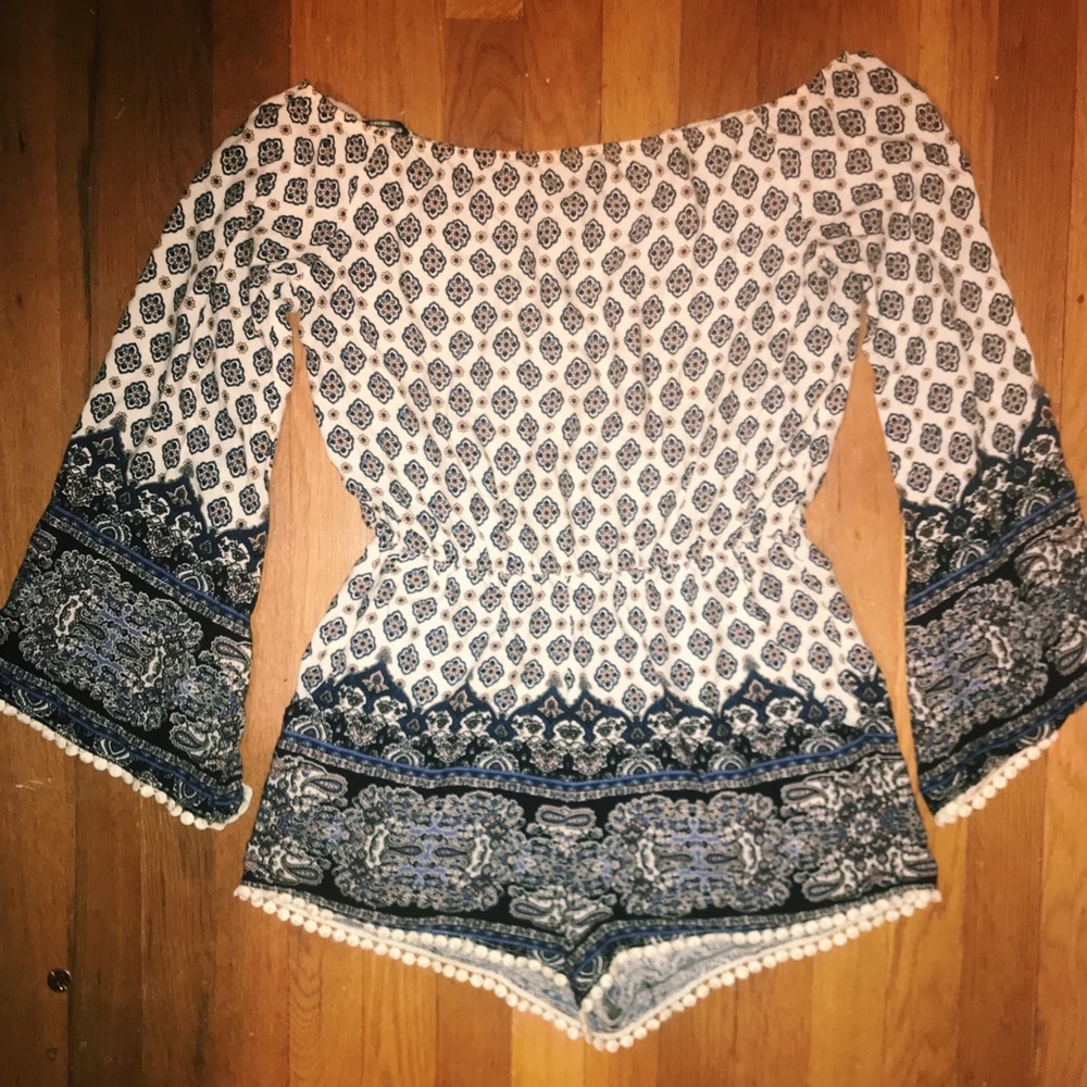 Off the shoulder romper